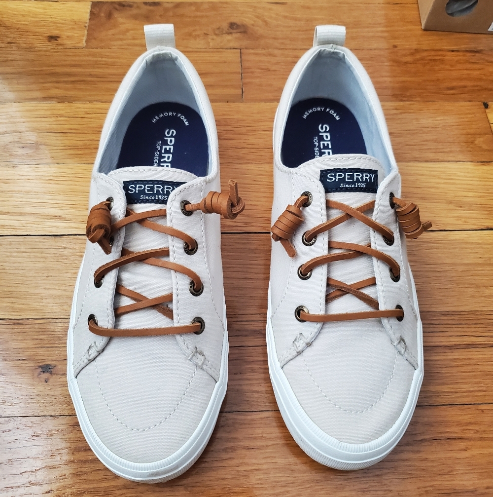 Sperry Womens Crest Vibe Canvas Sneakers Size 7.5 - Picture 4 of 13